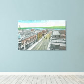 Uitzicht van staatsstraat en Snake Canvas Afdruk (Insitu (Houten vloer))