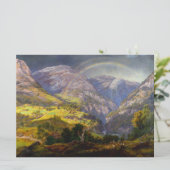 Uitzicht van Stalheim in Noorwegen Kaart (Staand voorkant)