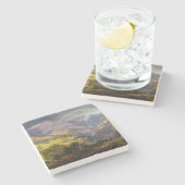 Uitzicht van Stalheim in Noorwegen Stenen Onderzetter (Zijkant)