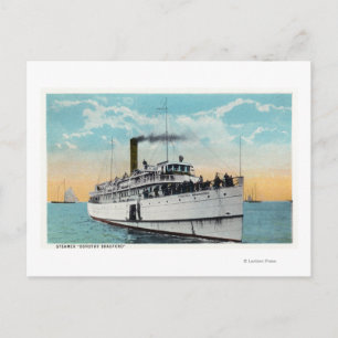 Uitzicht van standaard Kaapje Sand Dunes Briefkaart