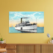 Uitzicht van standaard Kaapje Sand Dunes Canvas Afdruk (Insitu (Woonkamer))