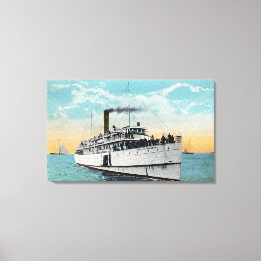 Uitzicht van standaard Kaapje Sand Dunes Canvas Afdruk (Voorkant)