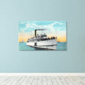 Uitzicht van standaard Kaapje Sand Dunes Canvas Afdruk (Insitu (Houten vloer))