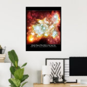 Uitzicht van Star Birth in de Lynx Arc Poster (Thuiskantoor)
