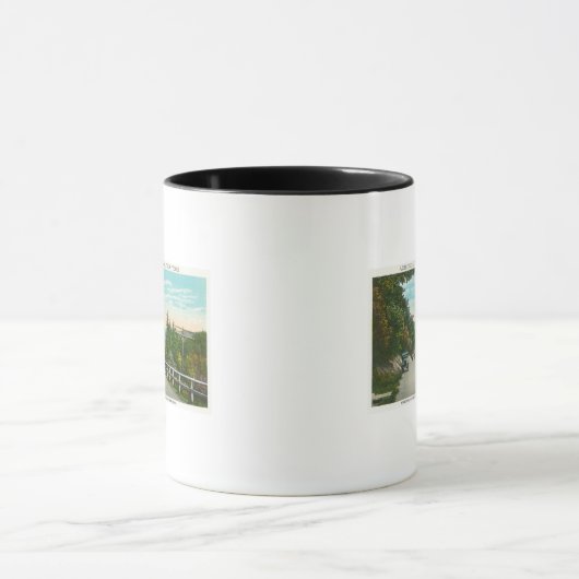 Uitzicht van State Hwy naar Warrensburg Mok (Midden)