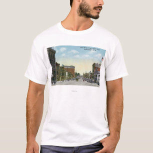 Uitzicht van State Street van Crescent Park T-shirt
