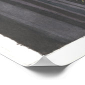 Uitzicht van Stinson Beach Snack Bar Window Poster (Hoek)