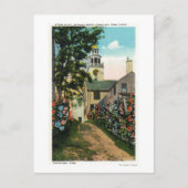 Uitzicht van Stone Alley van South Tower and Town  Briefkaart (Voorkant)