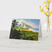 Uitzicht van Strand Gavea Kaart (Gele Bloem)