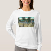 Uitzicht van strand-zwempools t-shirt (Voorkant)