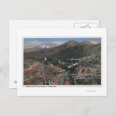 Uitzicht van stuwdammen tijdens de bouw briefkaart (Voorkant / Achterkant)