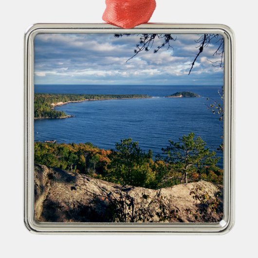 Uitzicht van suikerwerk metalen ornament (Voorkant)