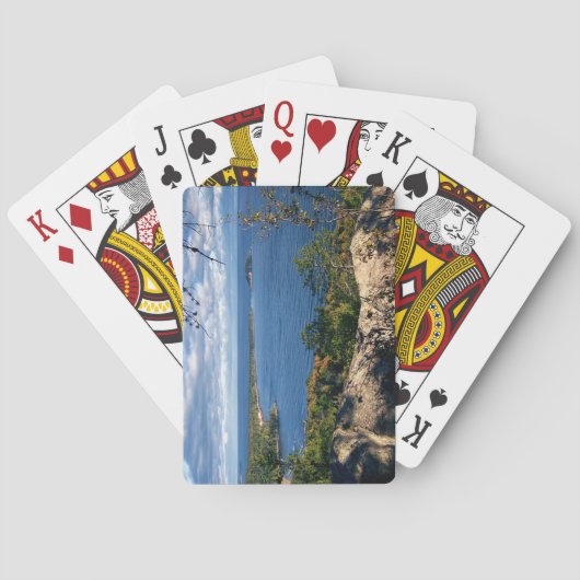 Uitzicht van suikerwerk pokerkaarten (Achterkant)