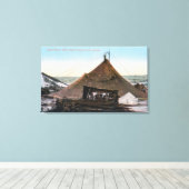 Uitzicht van Swift Water Bill's Dump Canvas Afdruk (Insitu (Houten vloer))