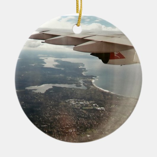 Uitzicht van Sydney Keramisch Ornament (Voorkant)