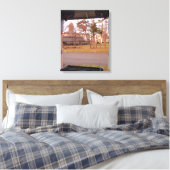 Uitzicht van Tabernakel uit de wijngaard van de Po Canvas Afdruk (Insitu (Slaapkamer))