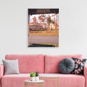 Uitzicht van Tabernakel uit de wijngaard van de Po Canvas Afdruk (Insitu (Woonkamer))