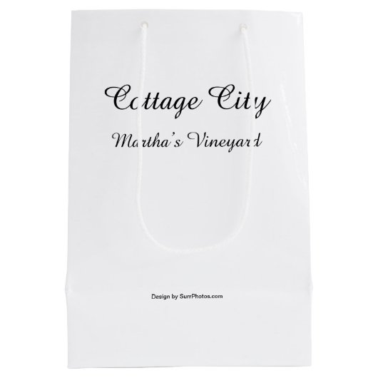 Uitzicht van Tabernakel uit de wijngaard van de Po Medium Cadeauzakje (Achterkant)