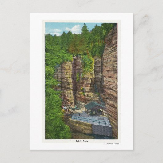 Uitzicht van Table Rock Briefkaart (Voorkant)