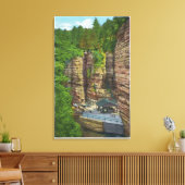 Uitzicht van Table Rock Canvas Afdruk (Insitu (Woonkamer))