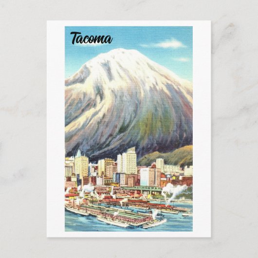  Uitzicht van Tacoma, Briefkaart (Voorkant)