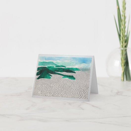 Uitzicht van Taipei 101 Blanco Note Cards Notitiekaartje (Voorkant)