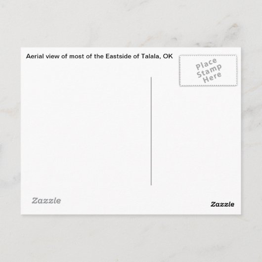 Uitzicht van Talala, oké Briefkaart (Achterkant)