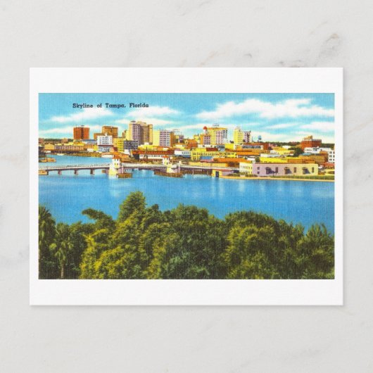 Uitzicht van Tampa, Florida, Briefkaart (Voorkant)