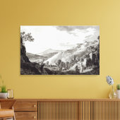 Uitzicht van Tarquinia en Corneto Canvas Afdruk (Insitu (Woonkamer))