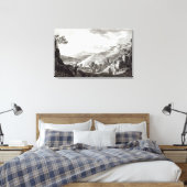 Uitzicht van Tarquinia en Corneto Canvas Afdruk (Insitu (Slaapkamer))