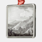 Uitzicht van Tarquinia en Corneto Metalen Ornament (Links)