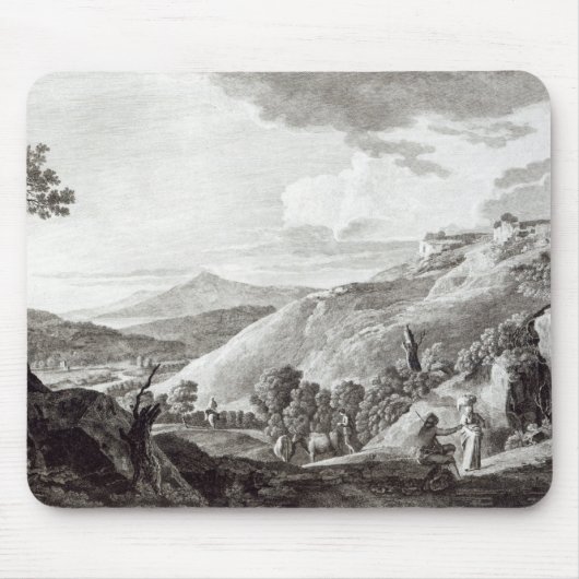 Uitzicht van Tarquinia en Corneto Muismat (Voorkant)