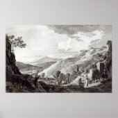 Uitzicht van Tarquinia en Corneto Poster (Voorkant)