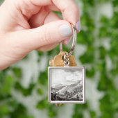 Uitzicht van Tarquinia en Corneto Sleutelhanger (Hand)