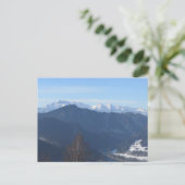 Uitzicht van Tatras uit Beskids Briefkaart (Staand voorkant)