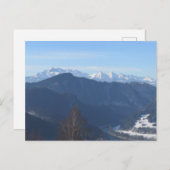 Uitzicht van Tatras uit Beskids Briefkaart (Voorkant / Achterkant)