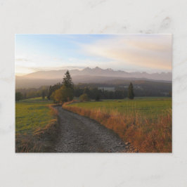 Uitzicht van Tatras uit het Poster van Spanje Briefkaart
