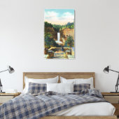 Uitzicht van Taughannock-Herfsten # 2 Canvas Afdruk (Insitu (Slaapkamer))