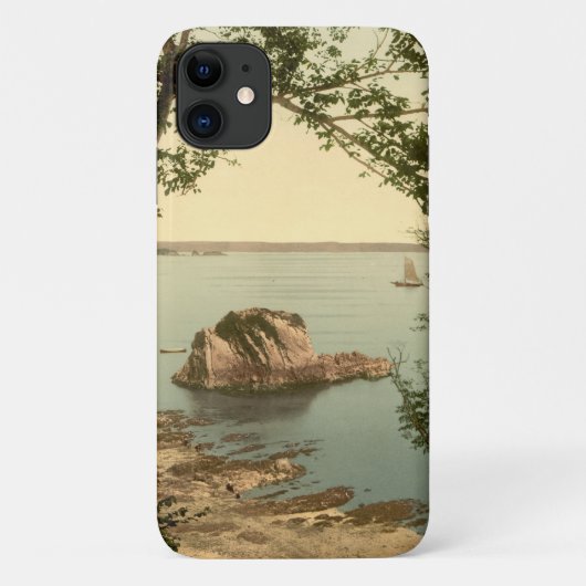 Uitzicht van Tenby, Pembrokeshire, Wales Case-Mate iPhone Case (Achterkant)