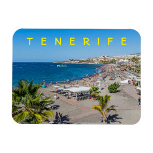 Uitzicht van Tenerife-strandkoelkast Magneet