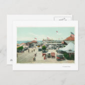 Uitzicht van Tent City en Amusement Plaza Briefkaart (Voorkant / Achterkant)