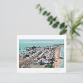 Uitzicht van Tent City uit Hotel del Coronado Briefkaart (Staand voorkant)