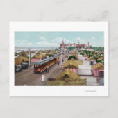 Uitzicht van Tent CityCoronado Beach, CA Briefkaart (Voorkant)
