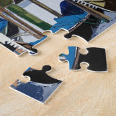 Uitzicht van Tethered Gondolas vanaf St Marks Squa Legpuzzel (Zijkant)