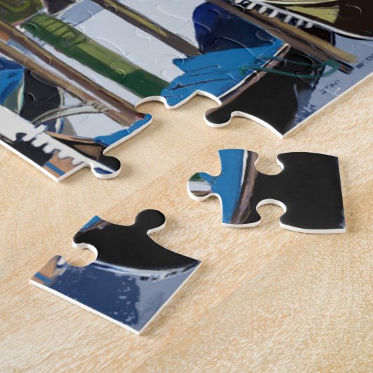 Uitzicht van Tethered Gondolas vanaf St Marks Squa Legpuzzel (Zijkant)