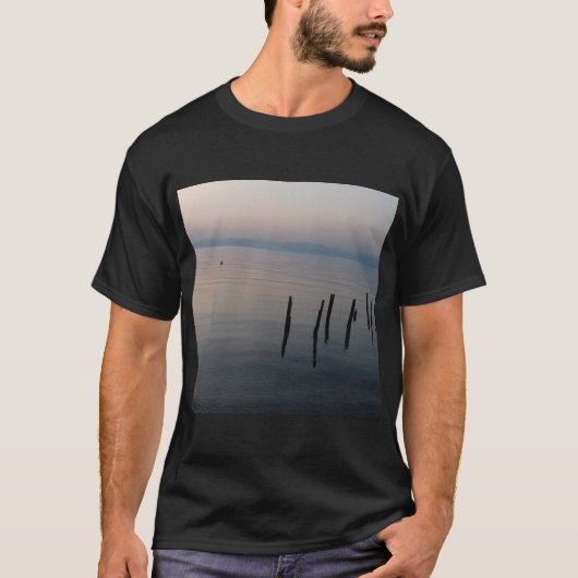 Uitzicht van Thassos uit Skala Rachoni T-shirt (Voorkant)