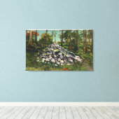 Uitzicht van Thoreau's Caïro Canvas Afdruk (Insitu (Houten vloer))