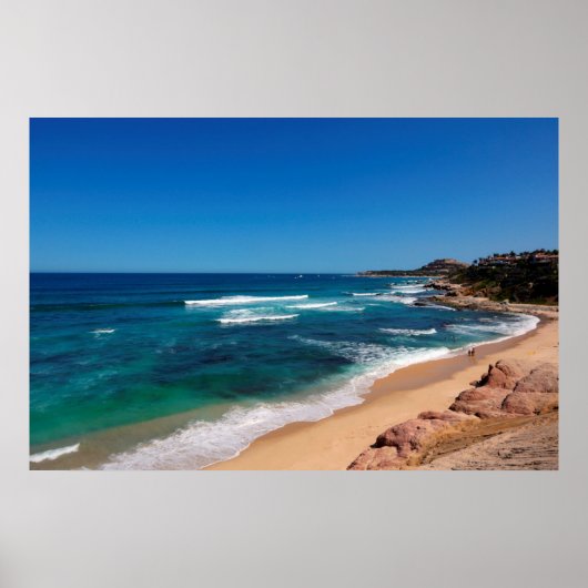 Uitzicht van toeristen vanuit de lucht die op een  poster (Voorkant)