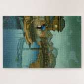 Uitzicht van Tokaido Shinagawa Kawase Hasui Legpuzzel (Horizontaal)