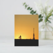 Uitzicht van Tokyo Skytree: Edogawa Riverbank Brie Briefkaart (Staand voorkant)